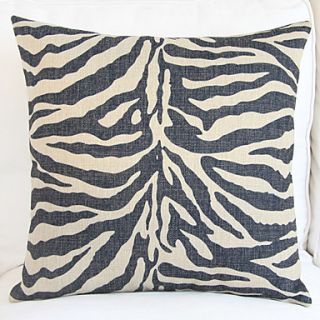 18 Tiger Stripes Pattern Cotton/Linen Decorative Pillow Cover