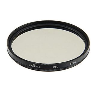 Green.L Filter 67 mm CPL Filter Lens (Transparent)