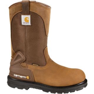 Carhartt Waterproof Steel Toe Wellington Boot   Brown, Size 9, Model CMP1200