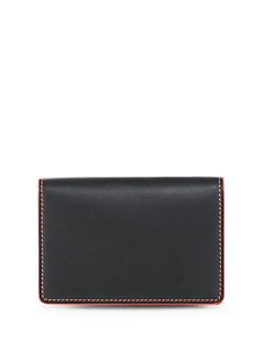 Christian Louboutin Milos Calfskin Wallet   Black Red