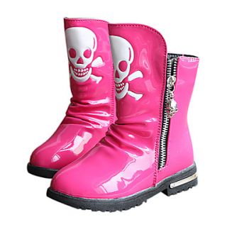 Girls Snow Boots with Zipper(Random Heels Pattern)