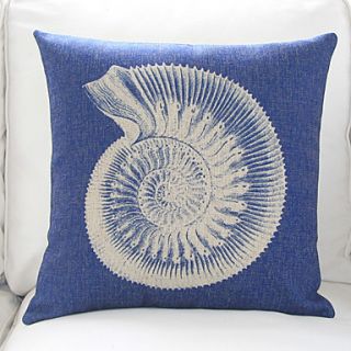 18 Nautical Nautilus Cotton/Linen Decorative Pillow Cover