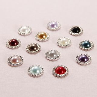 Rhinestone Circle Diamante Cluster Craft   Set of 10 Pieces (More Colors)