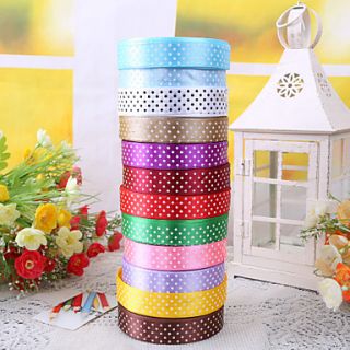 3/4 Polka Dot Ribbon Gift Package Decoration (More Colors)