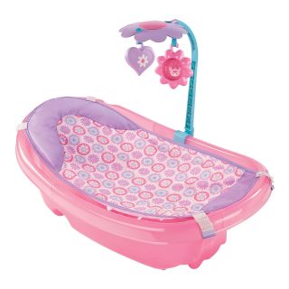 Summer Infant Sparkle Fun Newborn to Toddler Baby Tub   Pink