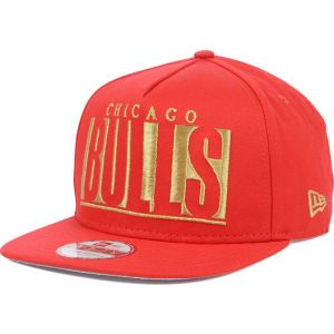 Chicago Bulls New Era NBA Hardwood Classics Cut Mark 9FIFTY Snapback Cap