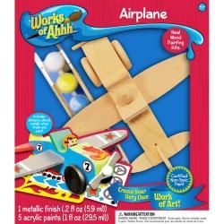 Works Of Ahhh Wood Paint Kit  Airplane