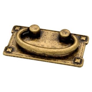Liberty Hardware 3 C C Bail Horizontal Pull   Antique Brass (Set of 2)