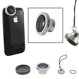 180 Degree Fish Eye Lens for iPhone 4/4S, iPad and Other Cellphone