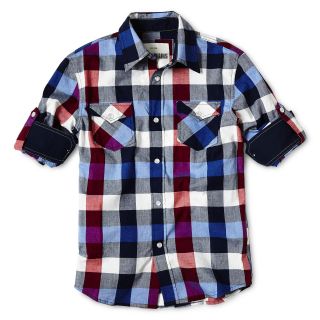 Ditch Plains Woven Shirt   Boys 4 20, Red, Boys