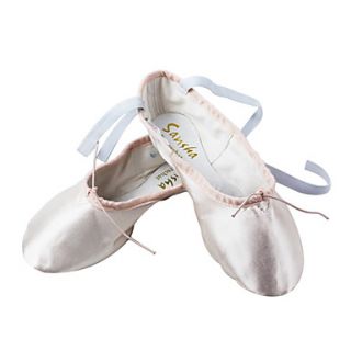 Satin Womens Ballerina Dance Shoes