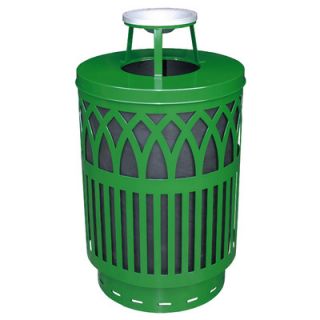 Witt Covington Collection 40 Gallon Decorative Trash Receptacle with Ash Top 