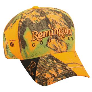 Remington Blaze Orange Camo Adjustable Hat
