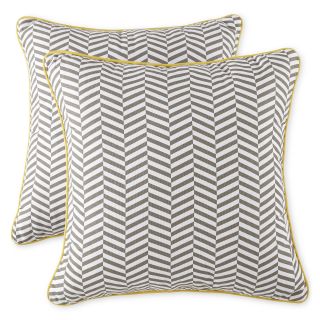 Harmony 2 pk. Decorative Pillows, White/Gray