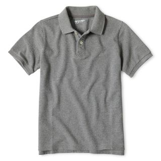 ARIZONA Solid Polo Shirt   Boys 6 18 and Husky, Grey, Boys