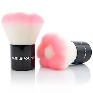 High Quality Synthetic Hair Pink Petal Makeup Blusher/ Powder Kabuki Brush