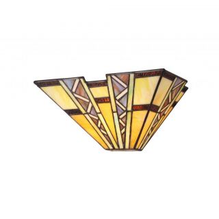 Tiffany Style Mission Design 1 light Wall Sconce