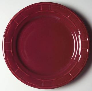 Longaberger Woven Traditions Paprika Dinner Plate, Fine China Dinnerware   Burgu