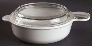 Corning White Coupe Grab a Meal W/Glass Lid, Fine China Dinnerware   Centura, Al