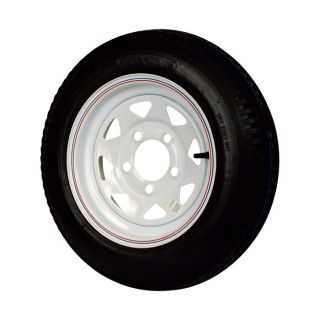 Martin Wheel High Speed 8 Ply Bias Trailer Tire & Assembly   ST225/75D15,