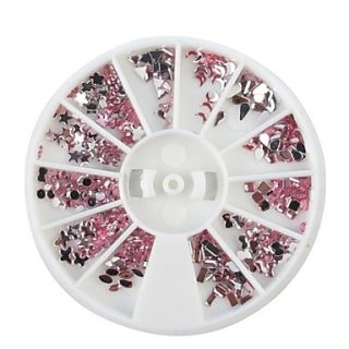1PCS Wheel Mini Mixed Shaped Rose Nail Art Decoration
