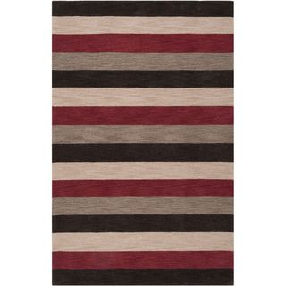 Hand tufted Rome Carmine Rug (33 X 53)