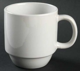 Mainstays Stackables Cream Mug, Fine China Dinnerware   All Cream,Undecorated,Co