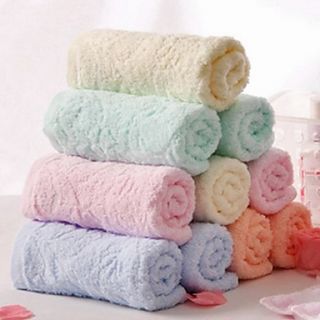 Hand Towel,Terry 100% Cotton Flower Print 72cm x 32cm   6 Colours Available