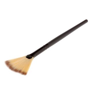 Short Black Stick Artificial Fibre Fan Brush