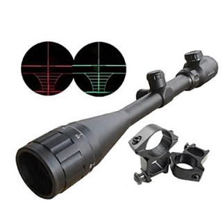 Tactical 6 24x50AOE Red And Green Rangefinder Illuminated Rifle Scope