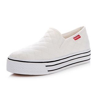 Womens Flat Bottom Low Sneakers for Casual Sports(White)