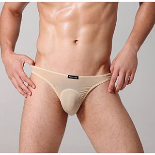 Mens sexy briefs Three dimensional pouch design Sexy translucent Low waist fashion underwear