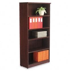 Alera Valencia Series 5 shelf Dark Brown Bookcase