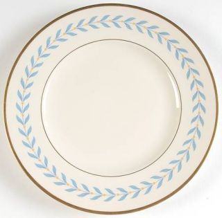 Syracuse Sherwood Luncheon Plate, Fine China Dinnerware   Virginia Shape, Blue L