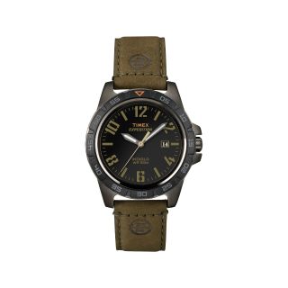 Timex Expedition Mens Brown Leather Strap Watch