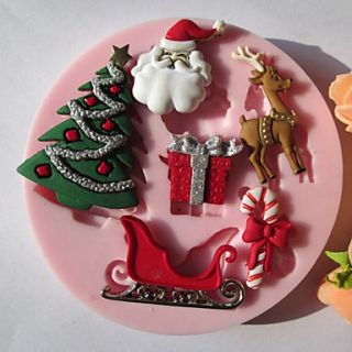 Christmas Tree Gift Silicone Chocolate/Fondant/Sugar Mold