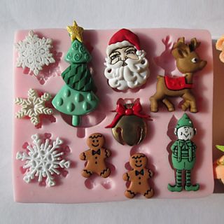 Christmas Snowflake Silicone Chocolate/Fondant/Sugar Mold