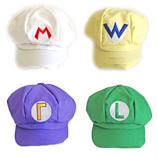 5 Color Super Mario Hat Unisex Halloween Cap
