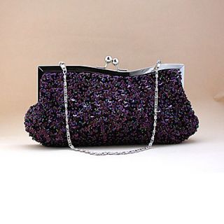 Freya WomenS Fashion Exquisite Beeded Purses(Purple)