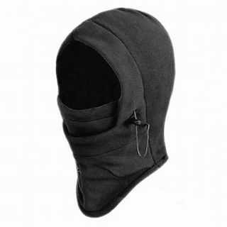 Black Outdoor Fleece Warming Sports Helmets