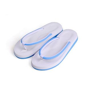 Plastic Womens Flat Heel Flip Flop Slippers Shoes(More Colors)