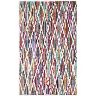 Safavieh Handmade Nantucket Multicolored Cotton Area Rug (6 X 9)