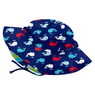 I Play Infant Toddler Boys Whale Hat   Blue TODDLER