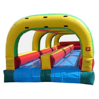 Kidwise Slip & Slide Double Lane Inflatable Slide Multicolor   KE WS4302