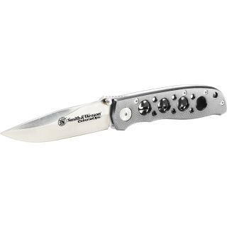 Smith and Wesson Ck105h Extreme Ops Lockback Knife (SilverBlade dimensions 3.2 inches longHandle dimensions 4 inches longWeight 2.9 ouncesBefore purchasing this product, please familiarize yourself with the appropriate state and local regulations by co