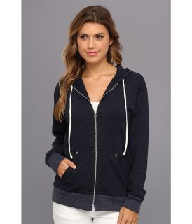 C&C California Vintage Zip Hoodie Womens Sweatshirt (Navy)