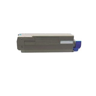 Okidata C610 (44315303) Cyan Compatible Laser Toner Cartridge (CyanPrint yield 8,000 pages at 5 percent coverageNon refillableModel NL 1x Okidata C610 CyanPack of One (1)We cannot accept returns on this product. )