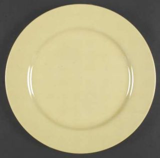 Taitu Uno Yellow Dinner Plate, Fine China Dinnerware   Solid Bright Yellow,Smoot