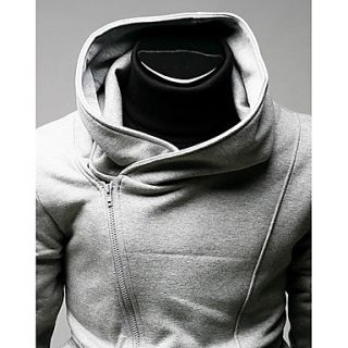 Aowofs Mens Fashion Brushed Stayed Sweater Jacket(Light Gray)