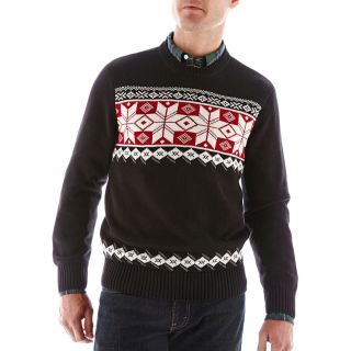 Dockers Nordic Cotton Sweater, Black, Mens